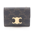 Celine Trifold Wallet Triomphe Leather