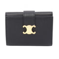 Celine Trifold Wallet Fine Strap Nino Triomphe Leather