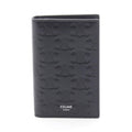 Celine Card Case Vertical Holder Triomphe Leather