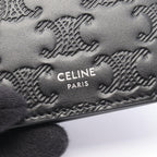 Celine Card Case Vertical Holder Triomphe Leather — view 4