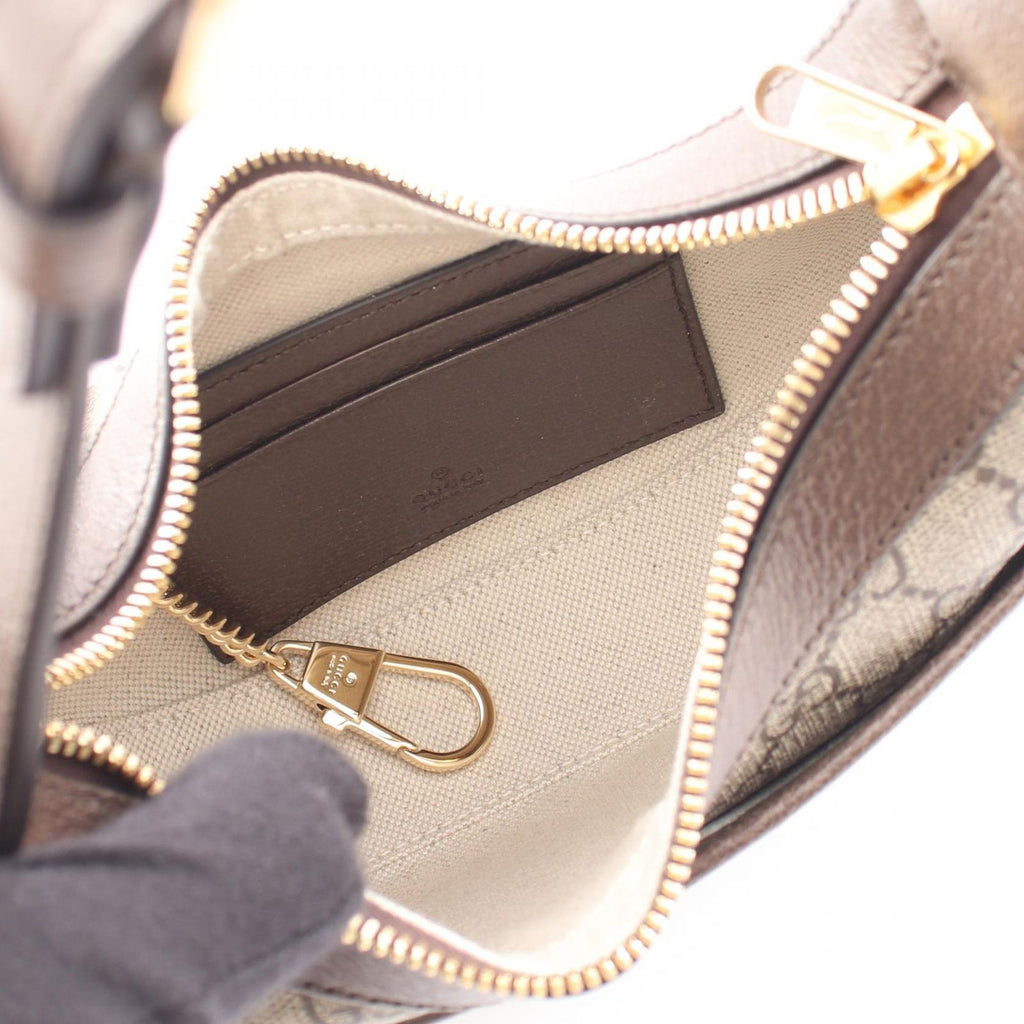 Gucci Ophidia GG Supreme 2-Way Canvas Leather Shoulder — view 3