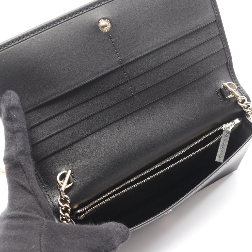 Gucci Shoulder Bag Horsebit GG Supreme Canvas Leather Chain Wallet — view 3
