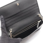 Gucci Shoulder Bag Horsebit GG Supreme Canvas Leather Chain Wallet — view 3