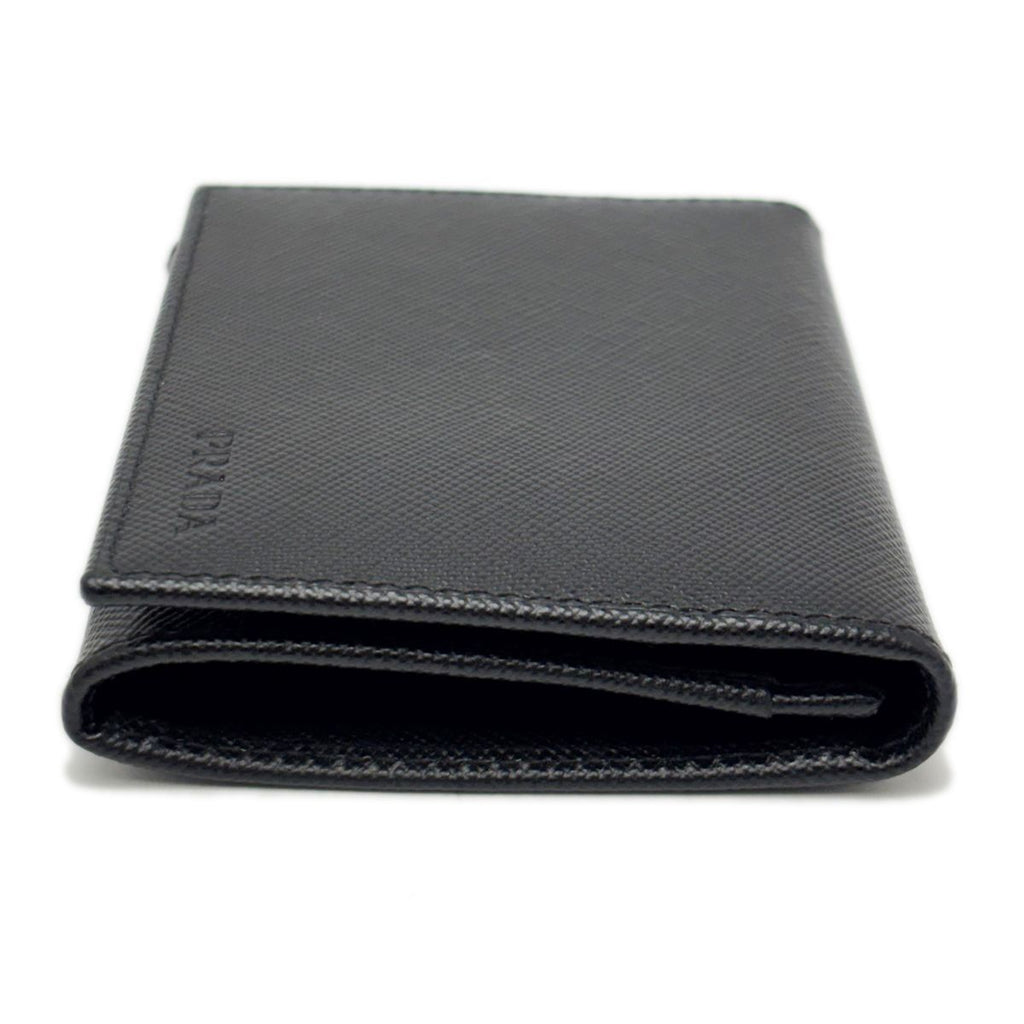 Prada Card Case Saffiano Leather Black — view 6