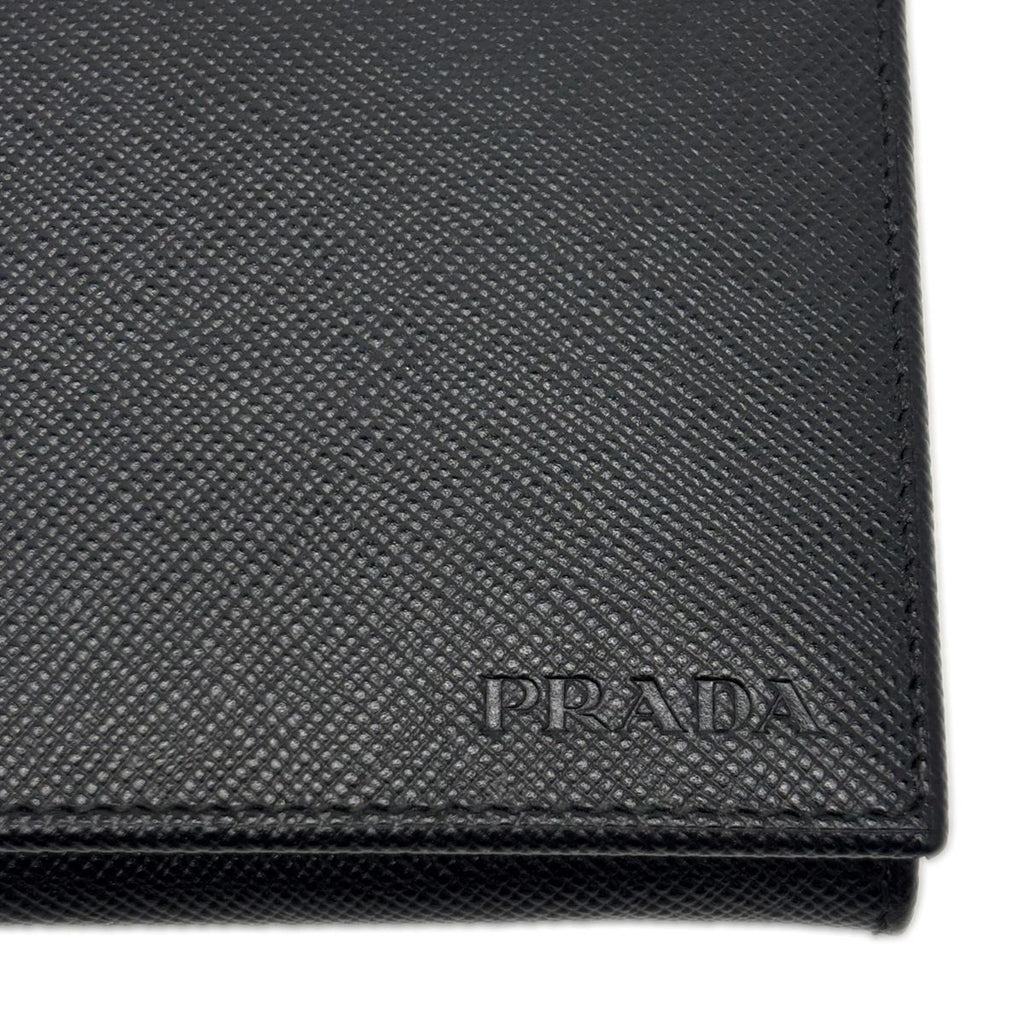 Prada Card Case Saffiano Leather Black — view 3