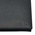 Prada Card Case Saffiano Leather Black — view 3