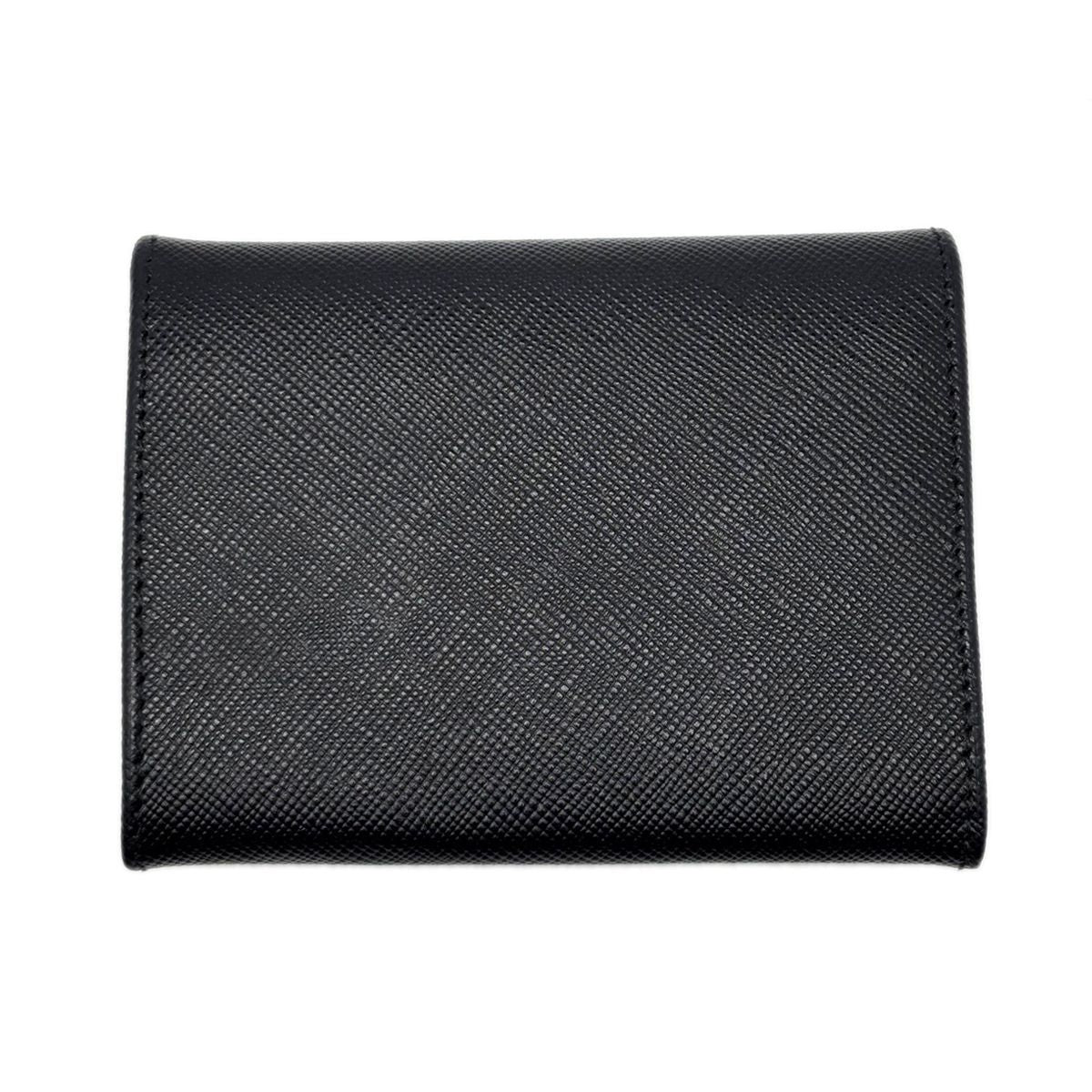 Prada Card Case Saffiano Leather Black — view 4