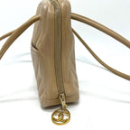 Chanel Handbag Stitch Chez Blanc Lambskin Beige — view 4