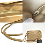 Chanel Handbag Stitch Chez Blanc Lambskin Beige — view 9