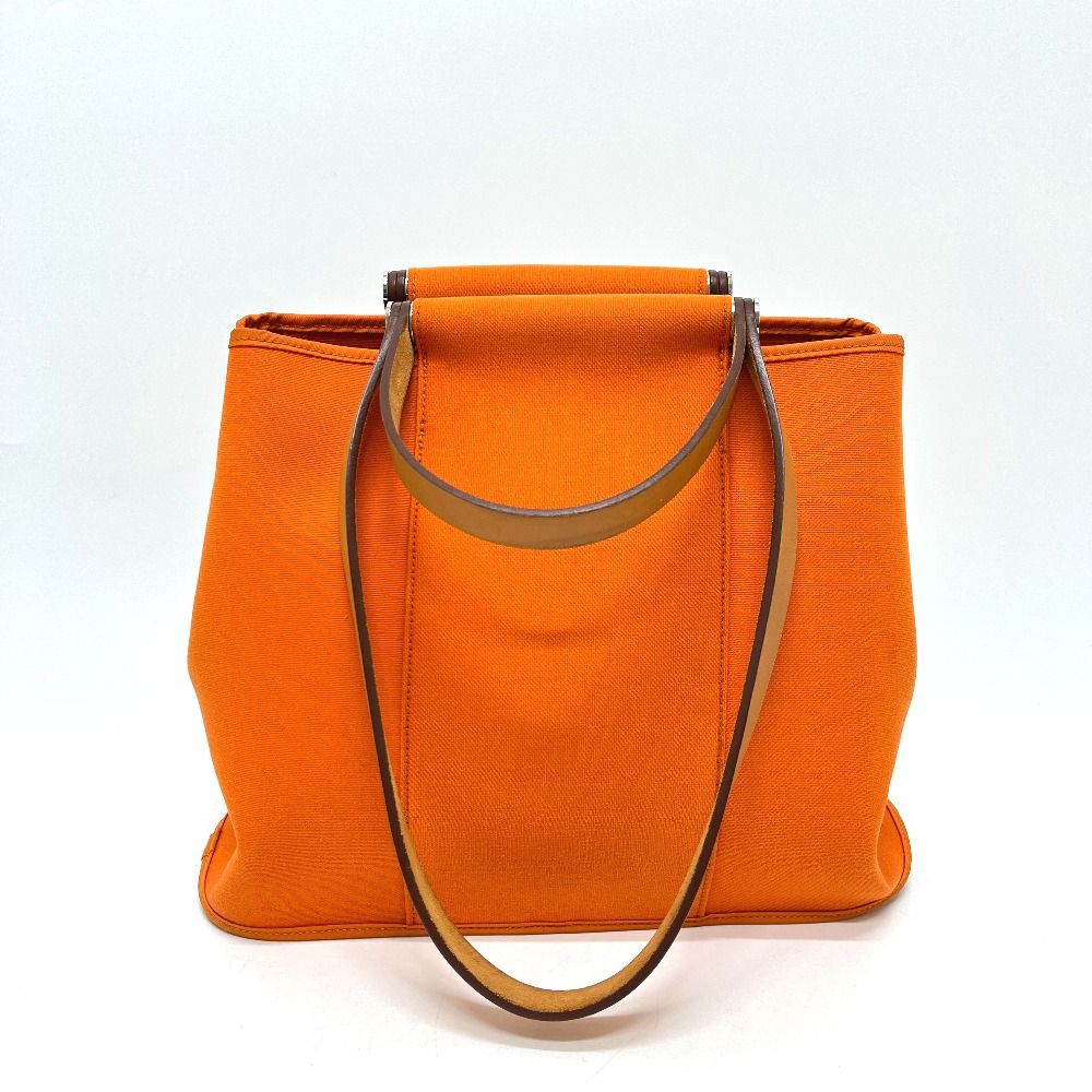 Hermes Tote Kabak PM Toile Ash Orange