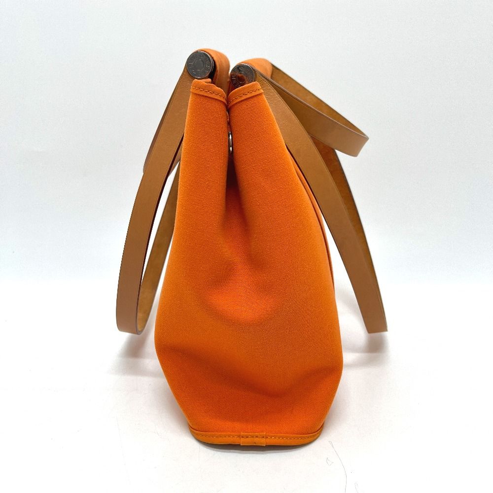 Hermes Tote Kabak PM Toile Ash Orange — view 2