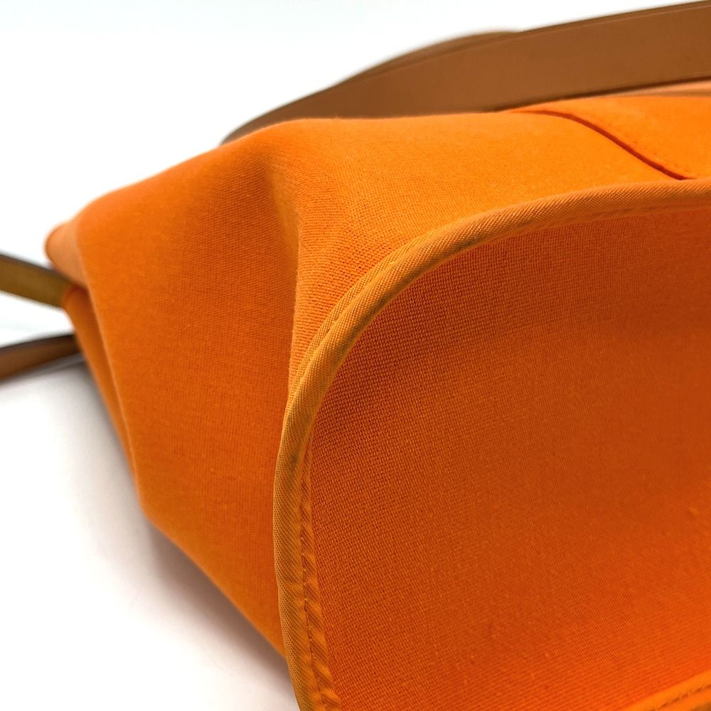 Hermes Tote Kabak PM Toile Ash Orange — view 6
