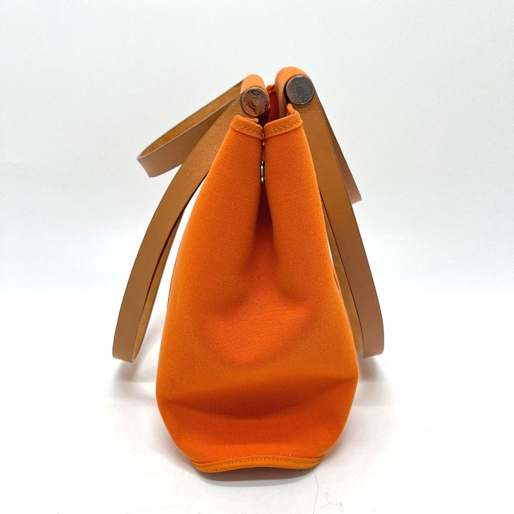 Hermes Tote Kabak PM Toile Ash Orange — view 4