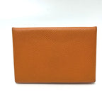 Hermes Card Case Calvi Veau Epsom Orange — view 2