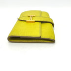 Hermes Key Case Bearn Chevre Coromandel Yellow Key Holder — view 3