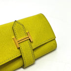 Hermes Key Case Bearn Chevre Coromandel Yellow Key Holder — view 7
