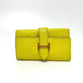 Hermes Key Case Bearn Chevre Coromandel Yellow Key Holder