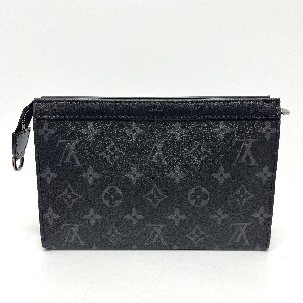 Louis Vuitton Shoulder Bag Gaston Wearable Wallet Monogram Eclipse Canvas Black — view 3