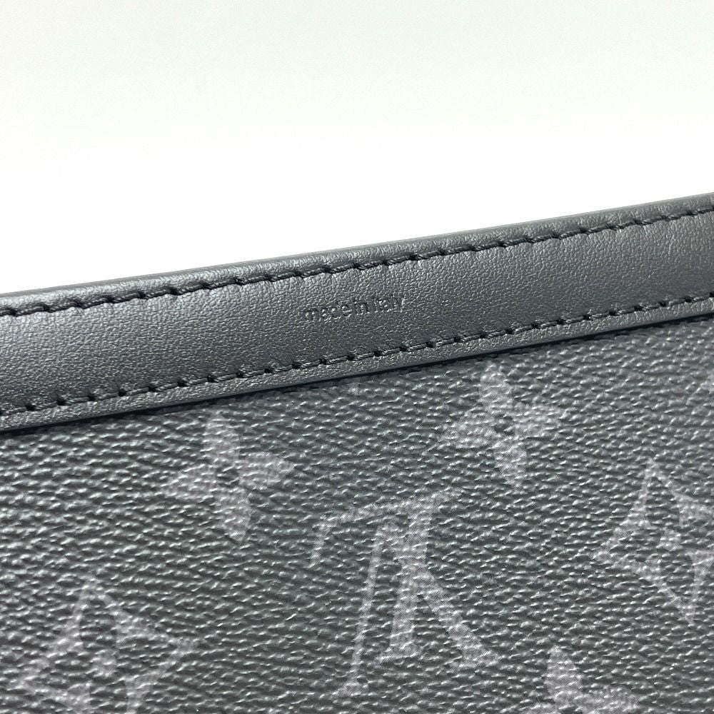Louis Vuitton Shoulder Bag Gaston Wearable Wallet Monogram Eclipse Canvas Black — view 6