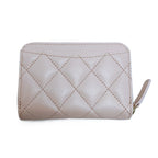Chanel Coin Case Quilted Caviar Leather Pink Wallet Gold — view 2
