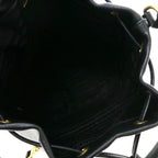 Prada Logo Leather Bucket — view 2