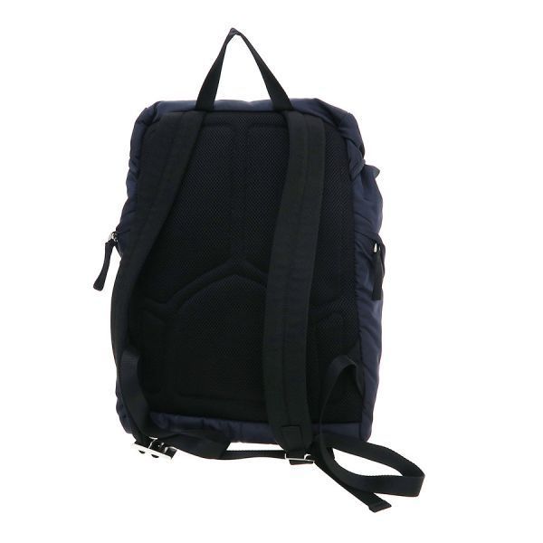 Prada Nylon Backpack Navy — view 3