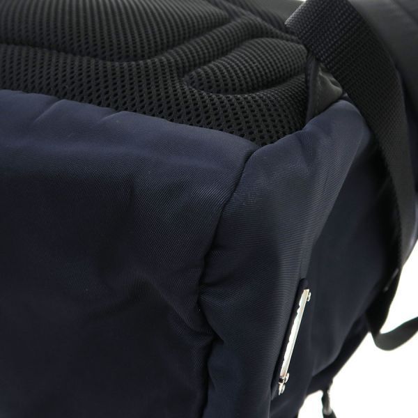 Prada Nylon Backpack Navy — view 4