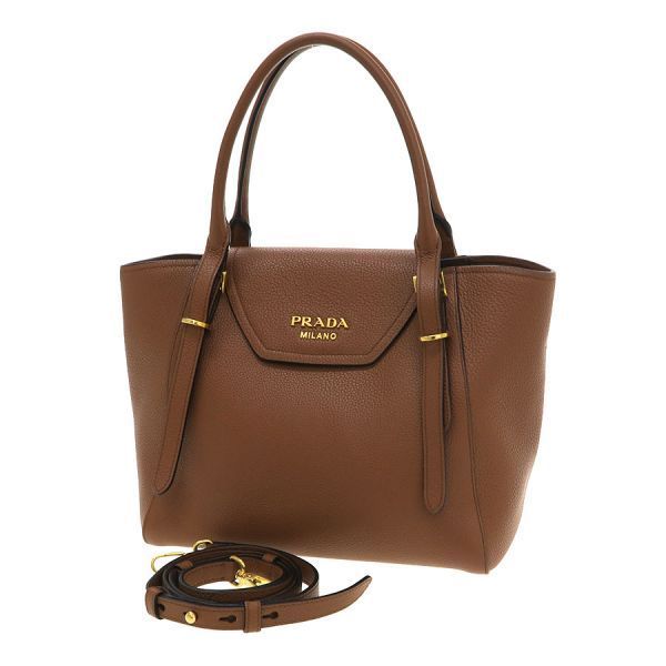 Prada Leather 2-Way Tote