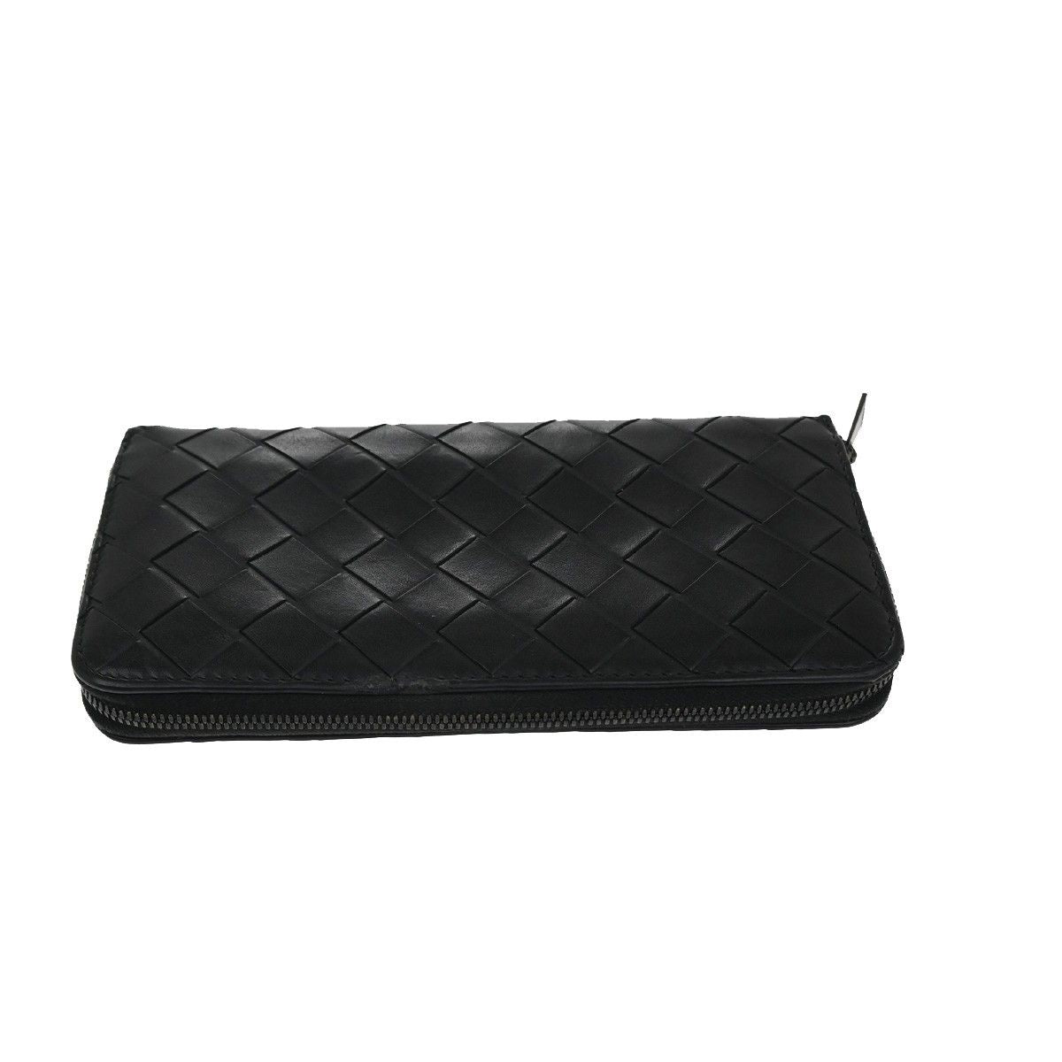 Bottega Veneta Wallet Zip Around Black Leather — view 5