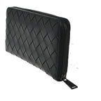 Bottega Veneta Wallet Zip Around Black Leather — view 3
