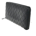 Bottega Veneta Wallet Zip Around Black Leather — view 2