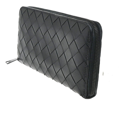Bottega Veneta Wallet Zip Around Black Leather — view 2