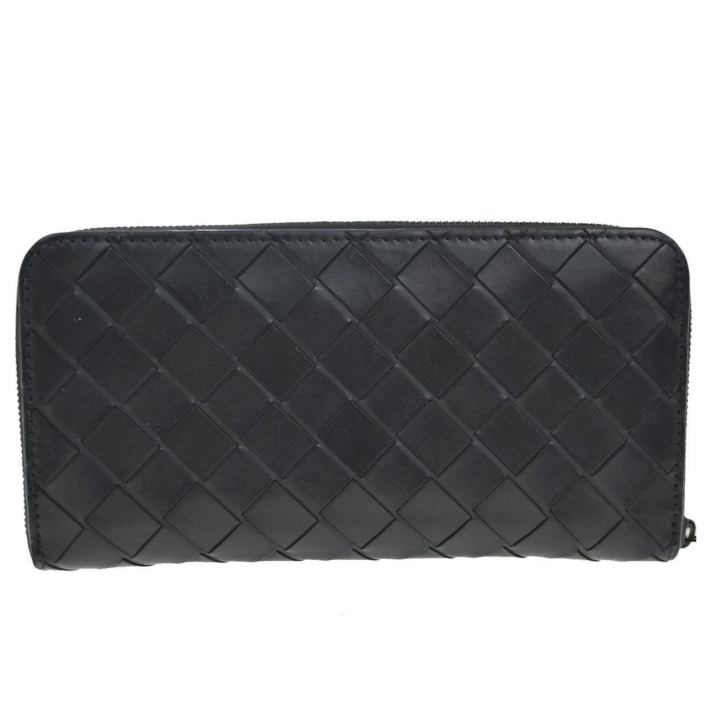 Bottega Veneta Wallet Zip Around Black Leather — view 4