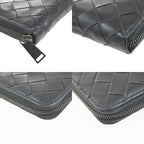 Bottega Veneta Wallet Zip Around Black Leather — view 7