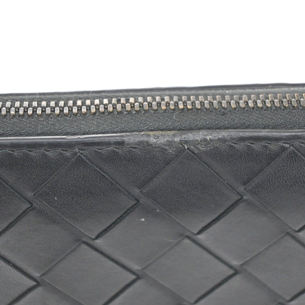 Bottega Veneta Wallet Zip Around Black Leather — view 9