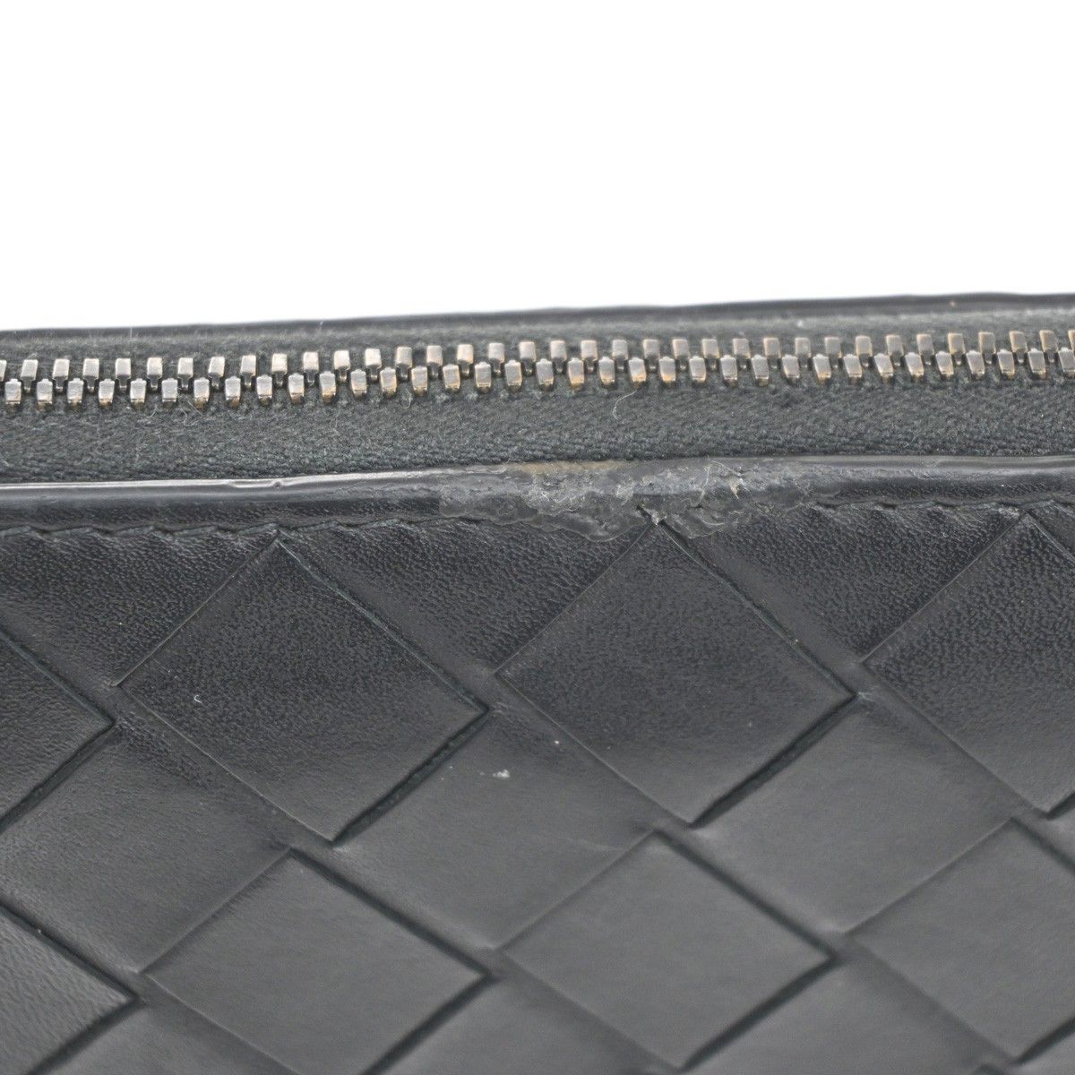 Bottega Veneta Wallet Zip Around Black Leather — view 9