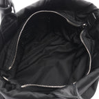 Prada Handbag Black Nylon Leather 2-Way Shoulder — view 3