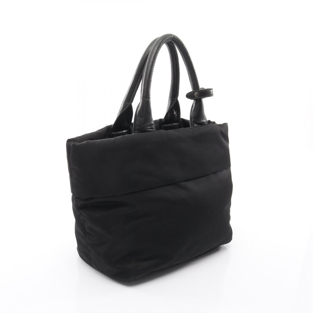 Prada Handbag Black Nylon Leather 2-Way Shoulder — view 2