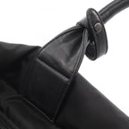 Prada Handbag Black Nylon Leather 2-Way Shoulder — view 6