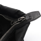 Prada Handbag Black Nylon Leather 2-Way Shoulder — view 8