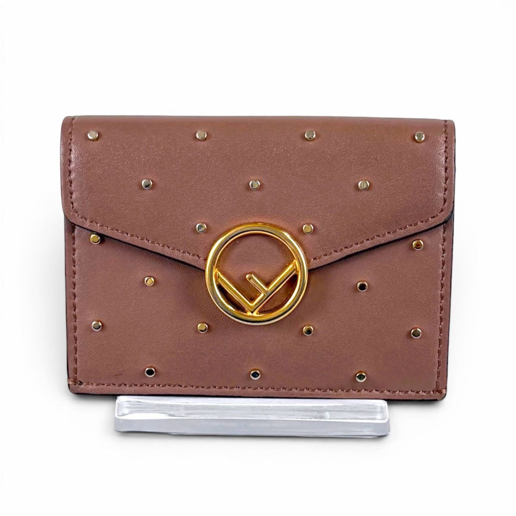 Fendi Studded F's Compact Wallet Micro Trifold — view 2