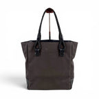 Bottega Veneta Canvas Intrecciato Leather Mini Tote Shoulder Bag Black Gray — view 2