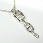 Hermes Necklace Chaine D'ancre Enchainee GM Silver — view 3