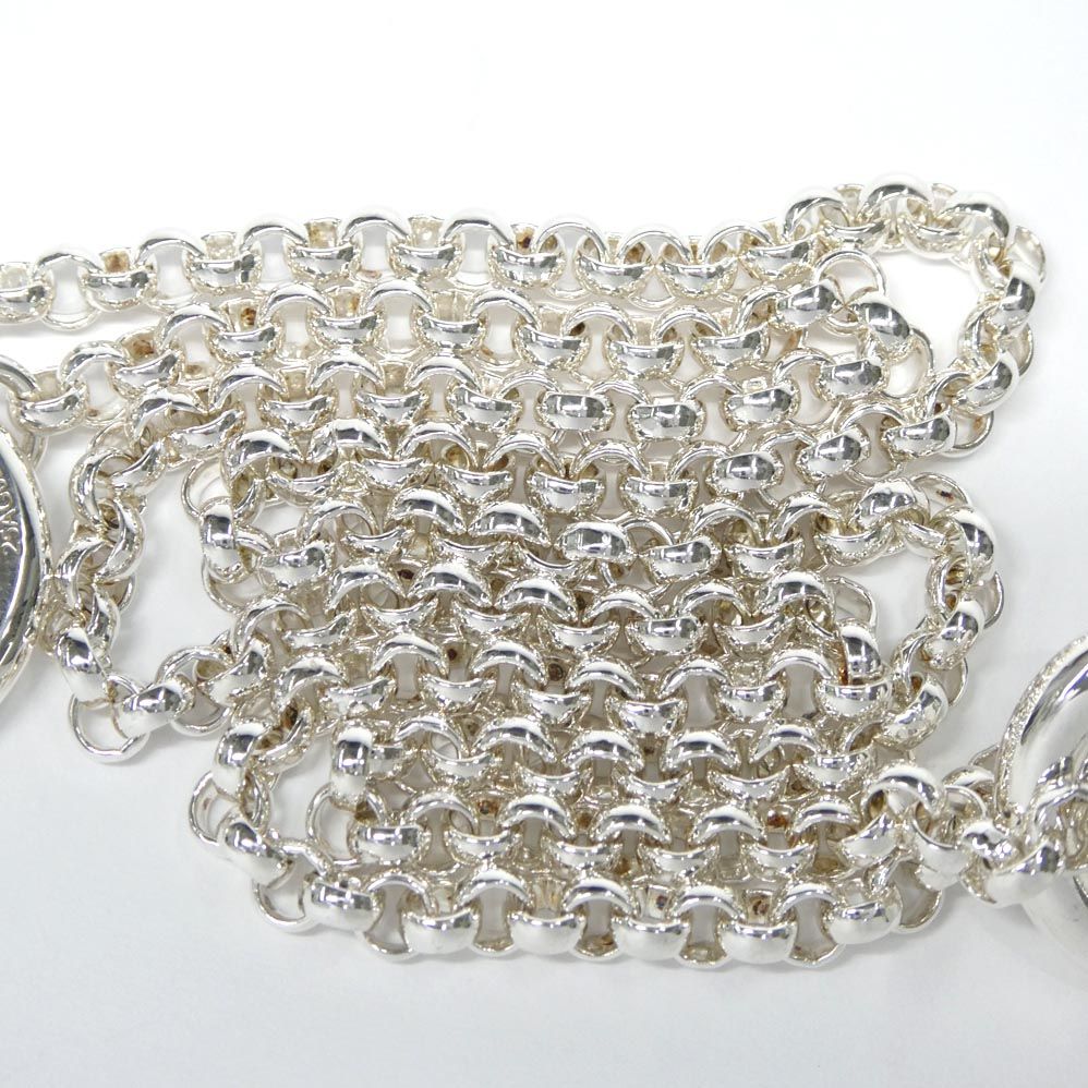 Hermes Necklace Chaine D'ancre Enchainee GM Silver — view 8