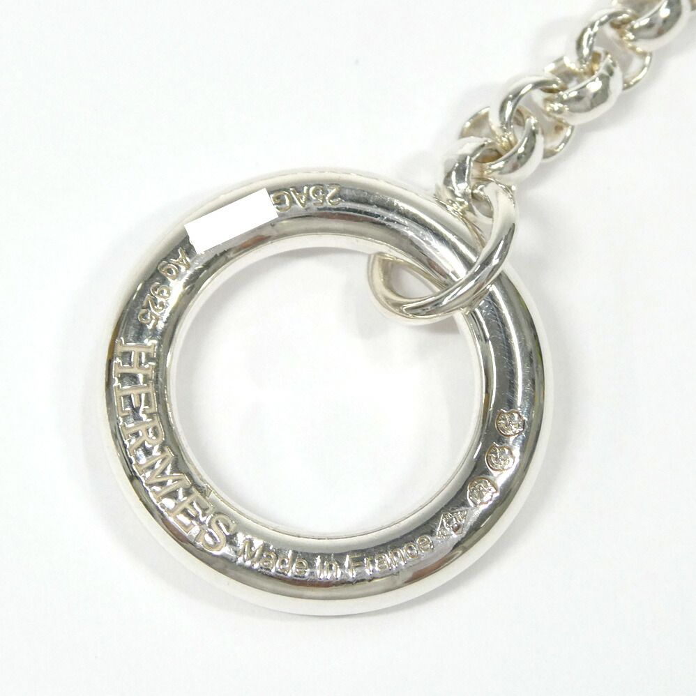 Hermes Necklace Chaine D'ancre Enchainee GM Silver — view 7