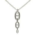 Hermes Necklace Chaine D'ancre Enchainee GM Silver