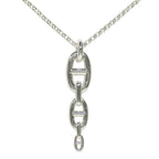 Hermes Necklace Chaine D'ancre Enchainee GM Silver
