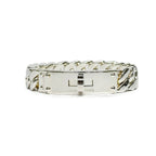 Hermes Bracelet Kelly Gourmette LG Silver