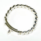 Hermes Bracelet Kelly Gourmette LG Silver — view 5