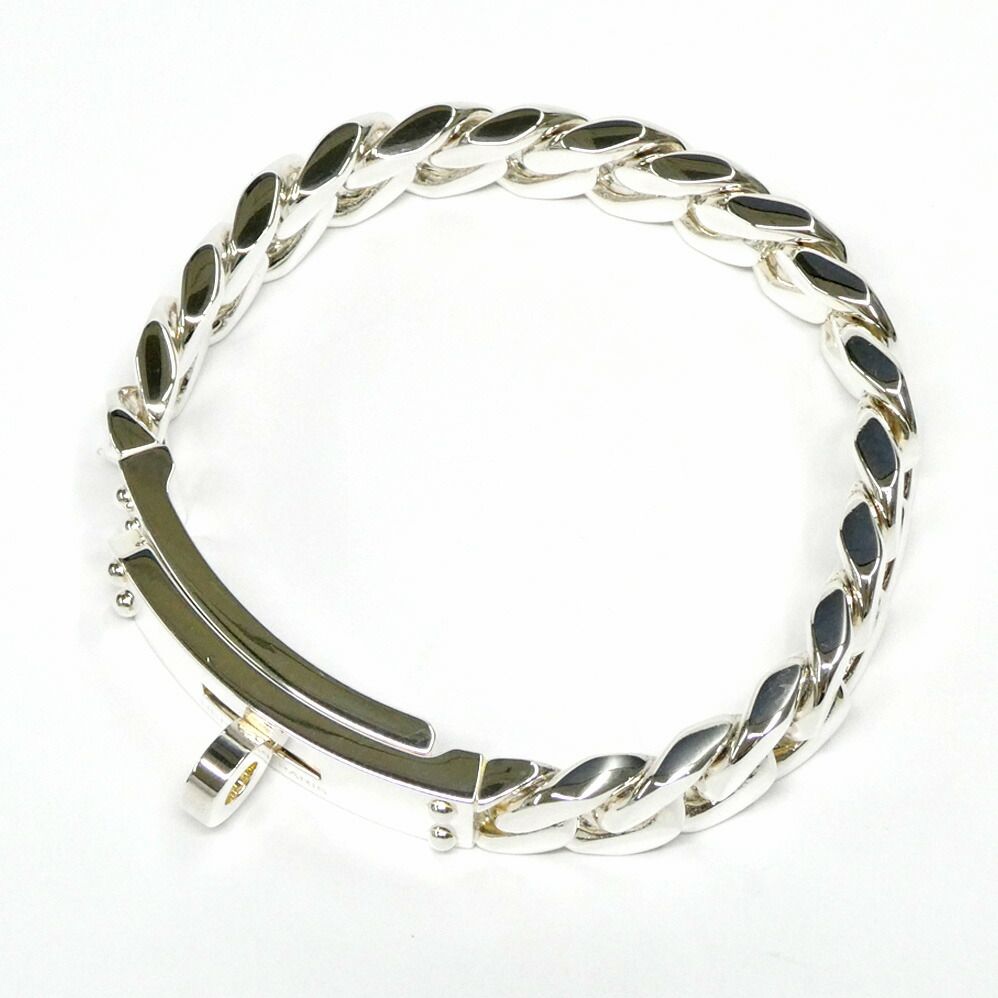 Hermes Bracelet Kelly Gourmette LG Silver — view 5
